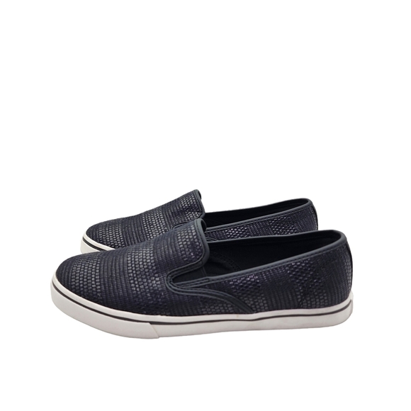 Lauren Ralph Lauren Women's Janis Faux-Woven-Straw Upper Slip-On Sneaker - 7B - Picture 2 of 8